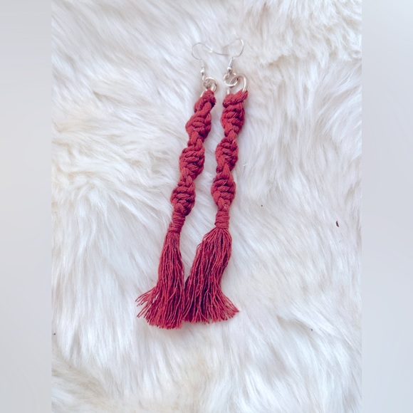 NEW »-»FaNcY MoDeRn MaCrAmE EaRrInGS«HaNdCrAfTeD »ClAsSiC bOhO sTyLe« ALL CöLöRs - Picture 2 of 16